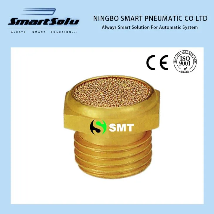 Flat Head Pneumatic Copper Muffler