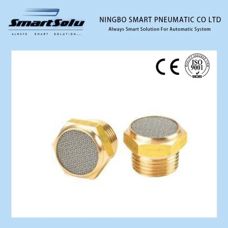 Flat Head Pneumatic Copper Muffler